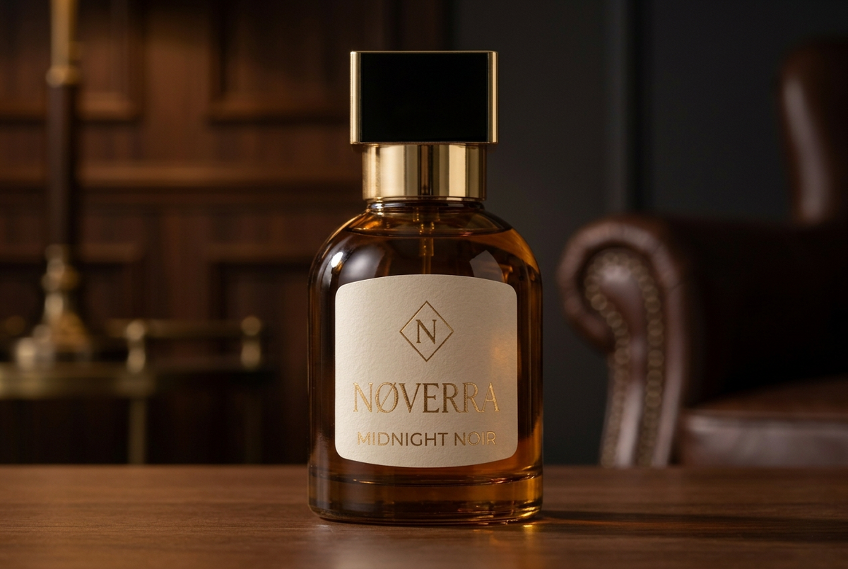 Midnight Noir close-up in a dark luxury gentleman’s lounge